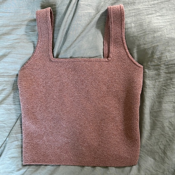 Abercrombie & Fitch Tops - A&F Cropped Square Neck Tank Top